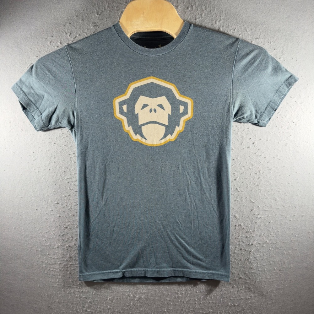 3132 | Howler Bros Heed The Call Monkey Logo Graphic T-Shirt Blue Mens S